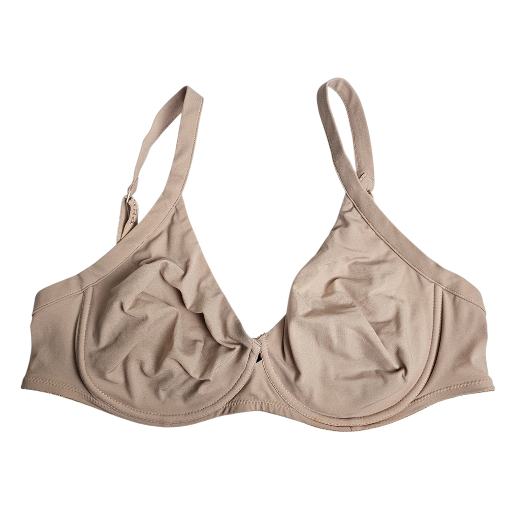 La Perla Tan Underwire Bra Mesh Cup Sling Size 2 / 34" Band Made In Italy